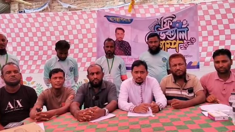 গলাচিপায় ফ্রি মেডিকেল ক্যাম্পে চিকিৎসাসেবা পেলেন ৯ শতাধিক রোগী