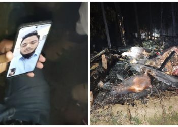 অগ্নিকাণ্ডে ক্ষতিগ্রস্ত মোশাররফের পাশে এমপি মাসুদ, ভিডিও কলে নিলেন খোঁজখবর