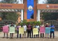 ‎রাবি সহ সারাদেশে সাংবাদিকদের উপর ছাত্রদলের হামলার প্রতিবাদে ববিসাস মানববন্ধন